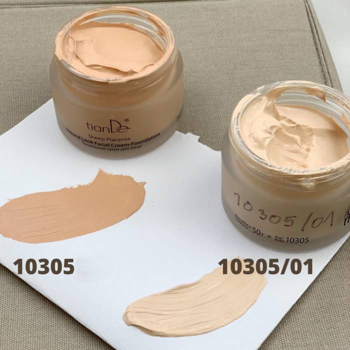 Cremă cu fond de ten, nuanța deschisă 50 g 