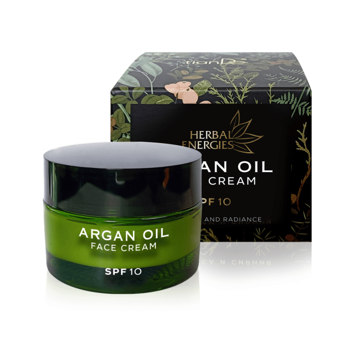 Cremă de față cu ulei de argan, 50 g