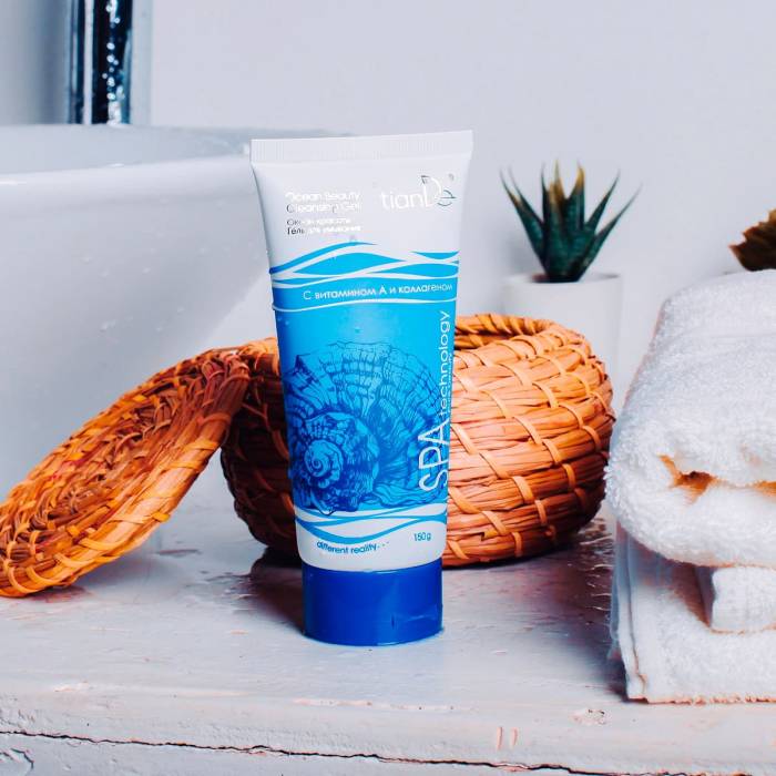 Gel de curățare pentru față "Ocean de frumusețe",150 g