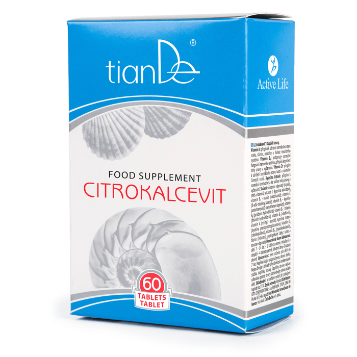 Citrokalcevit, 60 capsule