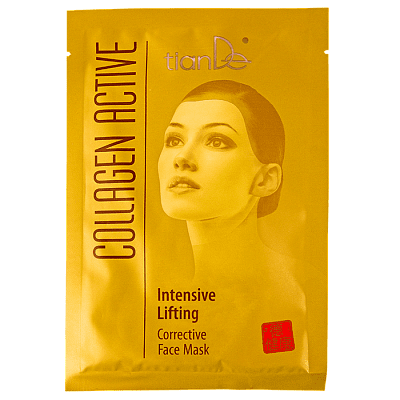 Mască corectoare pentru față cu efect de lifting intensiv Collagen Active, 1 buc