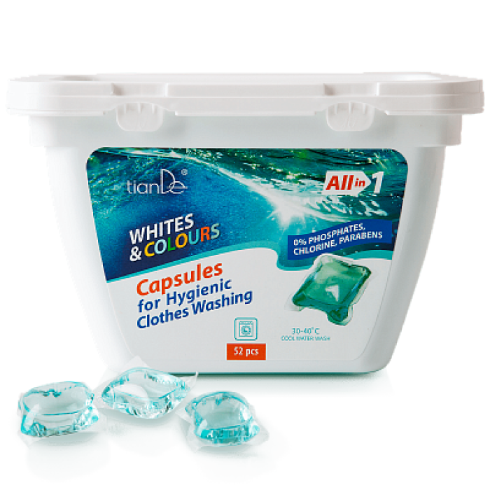 Capsule pentru spălarea igienică a rufelor, 52 buc
