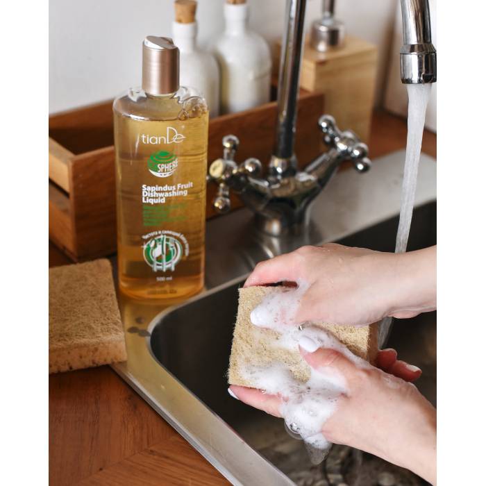 Detergent pentru vase pe bază de nuci de săpun, 500 ml