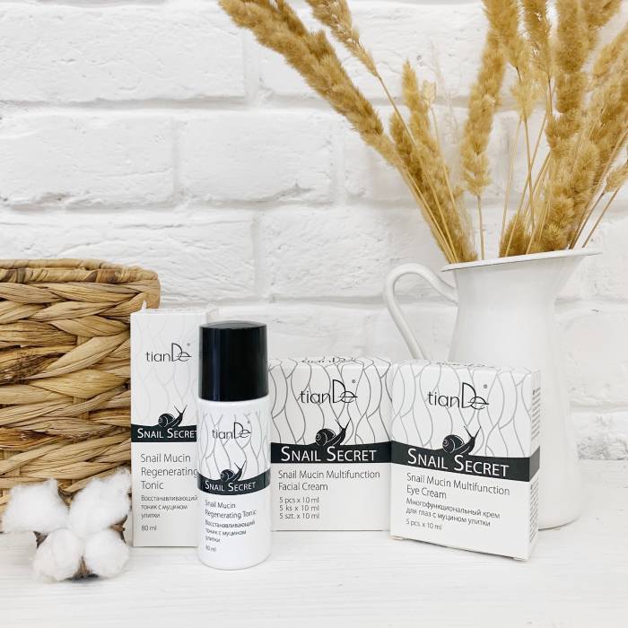 Cremă multifuncțională pentru față cu mucilagiu de melc 5x10ml