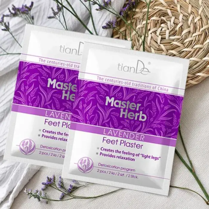 Plasturi pentru detoxifiere cu lavandă, 2 buc