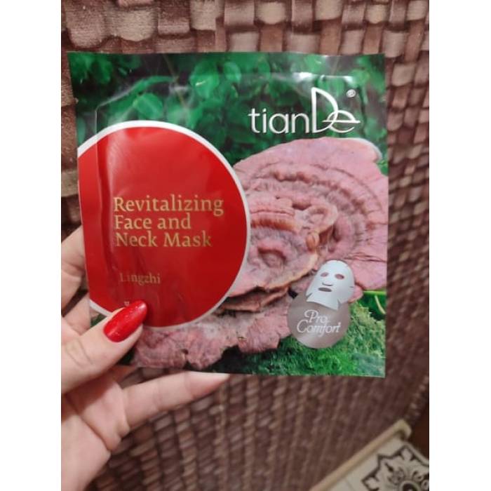 Mască revitalizantă pentru față și gât cu Ganoderma, 35 g