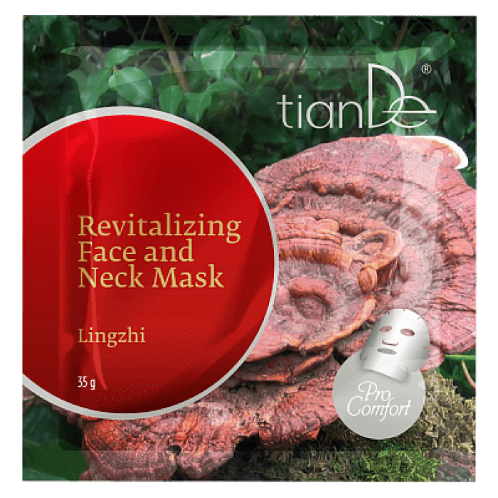 Mască revitalizantă pentru față și gât cu Ganoderma, 35 g