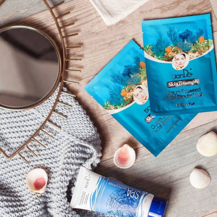 Masca-beauty de față cu alge marine, 1 buc