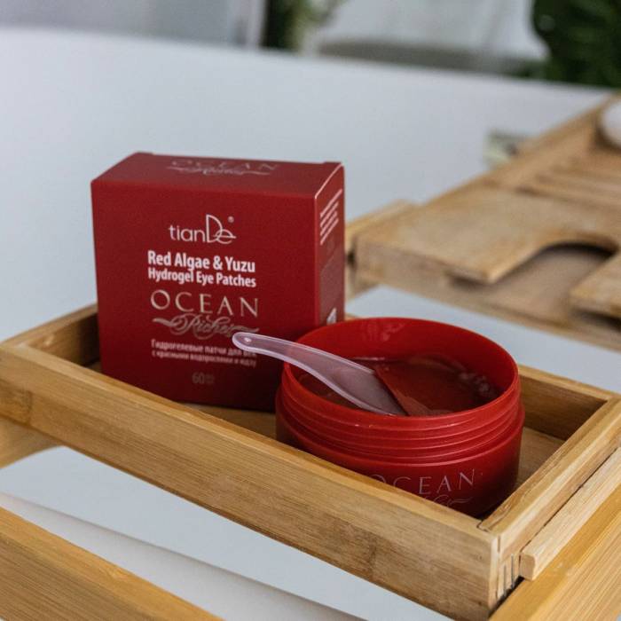 Patch-uri pentru ochi cu hidrogel, Alge roșii & Yuzu, 60 buc