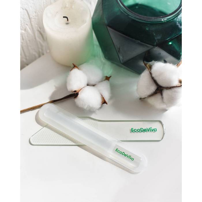 Pilă din sticlă pentru manichiură, 1 buc