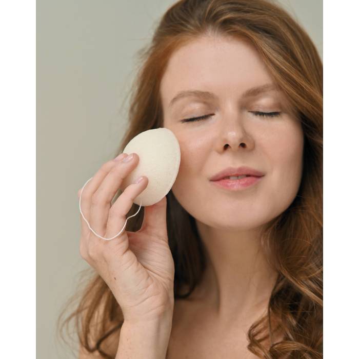 Konjac Sponge-burețel pentru spălat fața "Conyaku", 1 buc