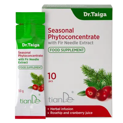 Fitoconcentrat sezonier cu extract de ace de brad,10buc*10g