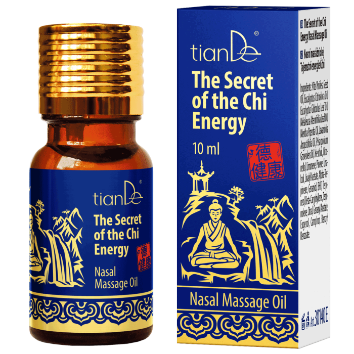 Ulei de masaj nazal Secretul energiei Chi