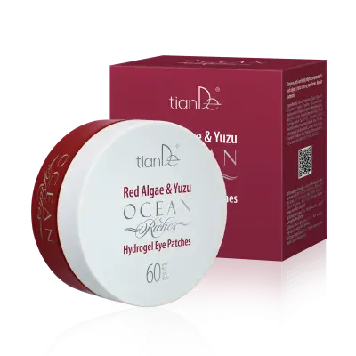 Patch-uri pentru ochi cu hidrogel, Alge roșii & Yuzu, 60 buc